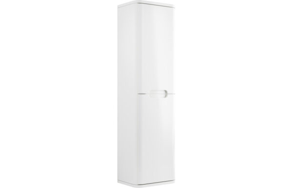 Hertford 350mm 2 Door Wall Hung Tall Unit - White Gloss