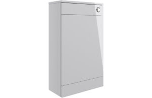 Malvern 500mm Floor Standing WC Unit - Grey Gloss