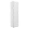 Benington 300mm Wall Hung 1 Door Tall Unit - Matt White