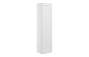 Benington 300mm Wall Hung 1 Door Tall Unit - Matt White
