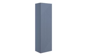 Datchworth 350mm Wall Hung 1 Door Tall Unit - Matt Smoke Blue