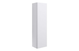 Meredith 350mm Wall Hung 1 Door Tall Unit - Matt White