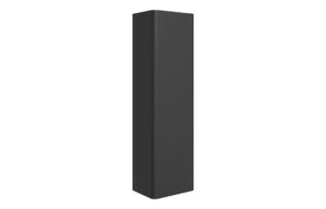 Meredith 350mm Wall Hung 1 Door Tall Unit - Matt Black