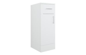 Stotfold 300mm 1 Drawer  1 Door Base Unit - White Gloss