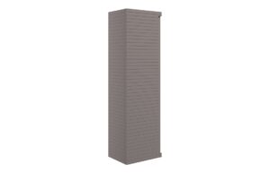 Hatfield 350mm Wall Hung 1 Door Tall Unit - Matt Taupe