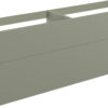 Cuffley 1180mm Wall Hung 4 Drawer Basin Unit (No Top) - Matt Olive Green