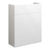 Truro 500mm Slim Basin Unit - White Gloss (Grey Cab)