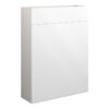 Truro 600mm Slim WC Unit - White Gloss (Grey Cab)