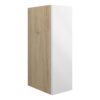 Truro 200mm Standard Toilet Roll Unit - White Gloss (Oak Cab)