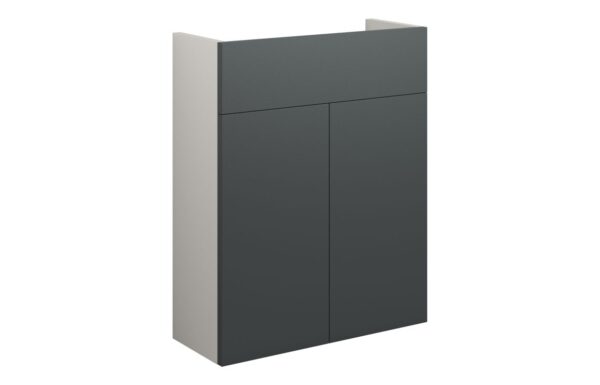Truro 500mm Slim Basin Unit - Matt Graphite Grey (Grey Cab)