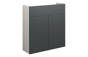 Truro 600mm Slim Basin Unit - Matt Graphite Grey (Grey Cab)