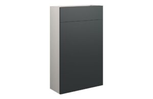Truro 500mm Slim WC Unit - Matt Graphite Grey (Grey Cab)