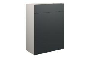 Truro 600mm Standard WC Unit - Matt Graphite Grey (Grey Cab)