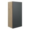 Truro 300mm Slim Base Unit - Matt Graphite Grey (Oak Cab)