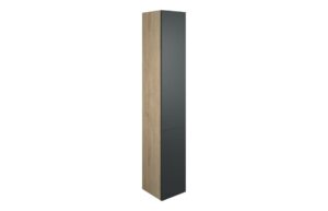 Truro 300mm Tall Unit - Matt Graphite Grey (Oak Cab)