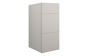 Truro 300mm Standard 3 Drawer Unit - Matt Dove Grey (Grey Cab)