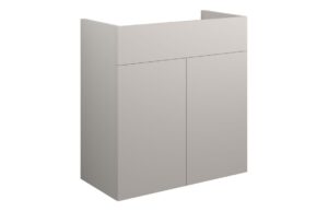 Truro 600mm Standard Basin Unit - Matt Dove Grey (Grey Cab)