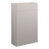 Truro 500mm Slim WC Unit - Matt Dove Grey (Grey Cab)