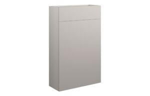Truro 500mm Slim WC Unit - Matt Dove Grey (Grey Cab)