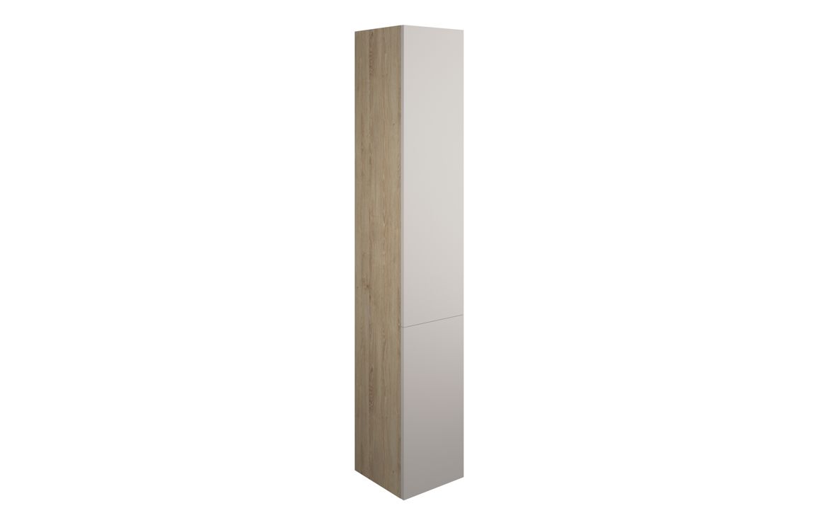 Truro 300mm Tall Unit - Matt Dove Grey (Oak Cab)