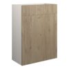 Truro 600mm Standard WC Unit - Havana Oak (Grey Cab)