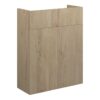 Truro 500mm Slim Basin Unit - Havana Oak (Oak Cab)