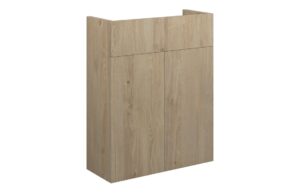 Truro 500mm Slim Basin Unit - Havana Oak (Oak Cab)