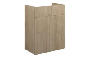 Truro 500mm Standard Basin Unit - Havana Oak (Oak Cab)