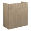 Truro 600mm Standard Basin Unit - Havana Oak (Oak Cab)
