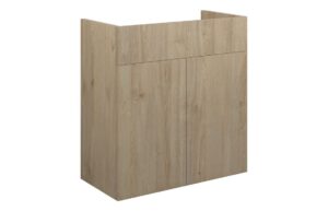 Truro 600mm Standard Basin Unit - Havana Oak (Oak Cab)