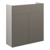 Truro 600mm Slim Basin Unit - Matt Stone (Grey Cab)