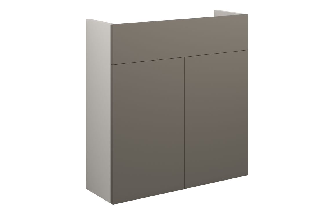 Truro 600mm Slim Basin Unit - Matt Stone (Grey Cab)