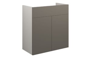 Truro 600mm Standard Basin Unit - Matt Stone (Grey Cab)