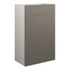 Truro 500mm Standard WC Unit - Matt Stone (Grey Cab)