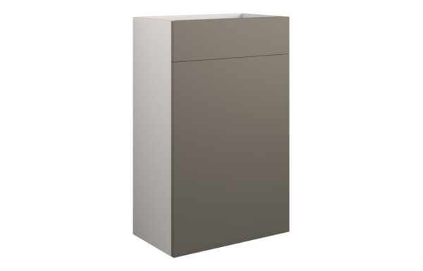 Truro 500mm Standard WC Unit - Matt Stone (Grey Cab)