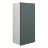 Truro 300mm Slim Base Unit - Matt Green (Grey Cab)