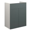 Truro 500mm Standard Basin Unit - Matt Green (Grey Cab)