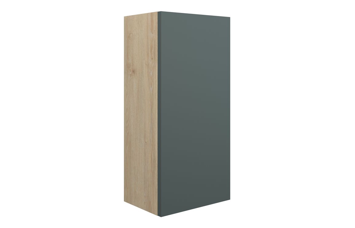 Truro 300mm Slim Base Unit - Matt Green (Oak Cab)