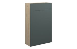 Truro 500mm Slim WC Unit - Matt Green (Oak Cab)