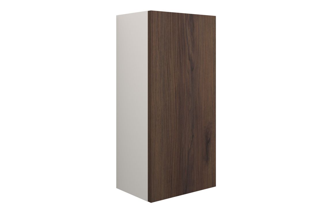 Truro 300mm Slim Base Unit - Warm Walnut (Grey Cab)