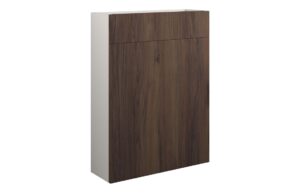 Truro 600mm Slim WC Unit - Warm Walnut (Grey Cab)