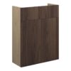 Truro 500mm Slim Basin Unit - Warm Walnut (Oak Cab)