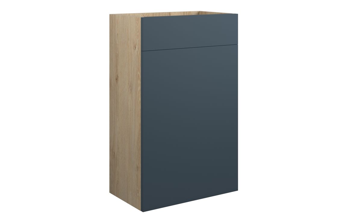 Truro 500mm Standard WC Unit - Matt Arley Blue (Oak Cab)