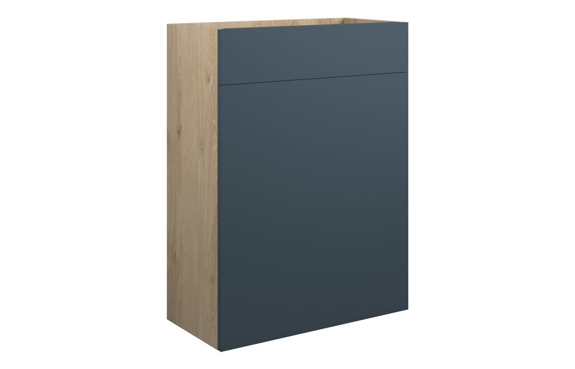Truro 600mm Standard WC Unit - Matt Arley Blue (Oak Cab)