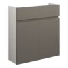 Tewin 600mm Slim Basin Unit - Matt Stone (Grey Cab)