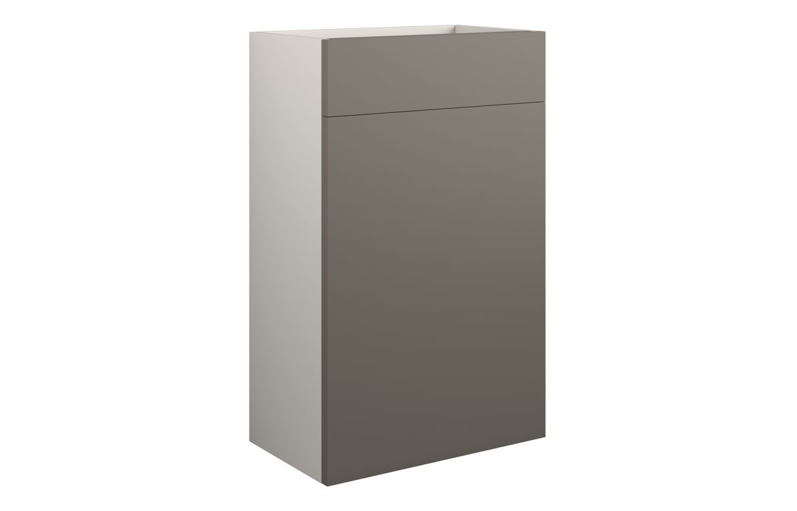 Tewin 500mm Standard WC Unit - Matt Stone (Grey Cab)
