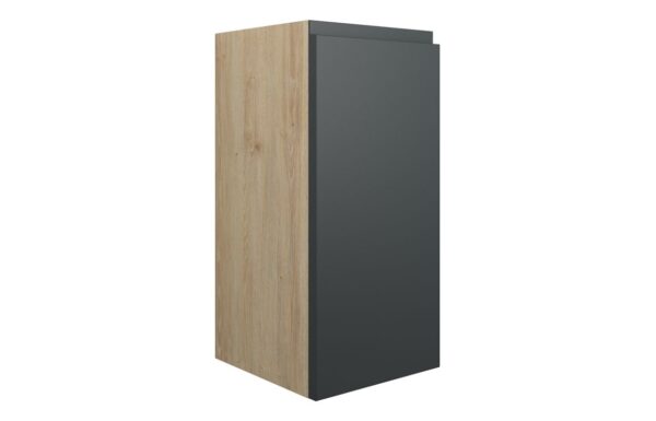 Tewin 300mm Standard Base Unit - Matt Graphite Grey (Oak Cab)