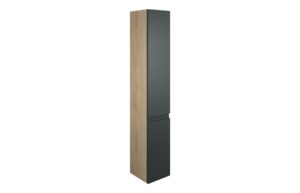 Tewin 300mm Tall Unit - Matt Graphite Grey (Oak Cab)