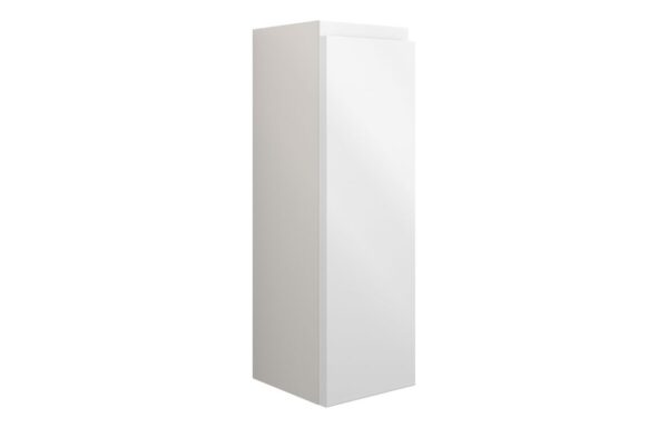 Tewin 200mm Slim Base Unit - White Gloss (Grey Cab)