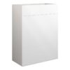 Tewin 600mm Standard WC Unit - White Gloss (Grey Cab)